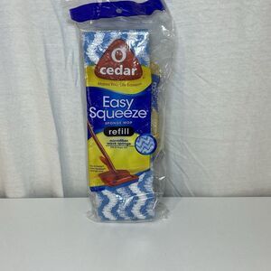 O Cedar Easy Squeeze Sponge Mop Refill Absorbent Sponge for Hinge Mop NEW SEALED